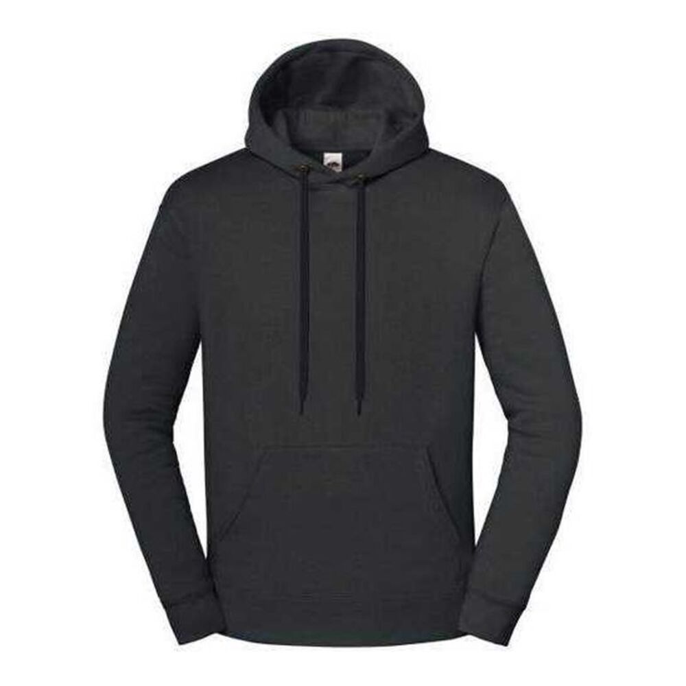 Fruit of the Loom Unisex Adult Iconic Hoodie / Light Graphite
